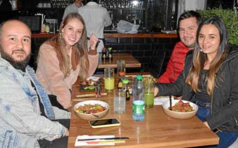 Camilo Monsalve Pineda, Valentina Osorio Carmona, Alejandro Mejía Calderón y Pamela Alzate Hincapié.