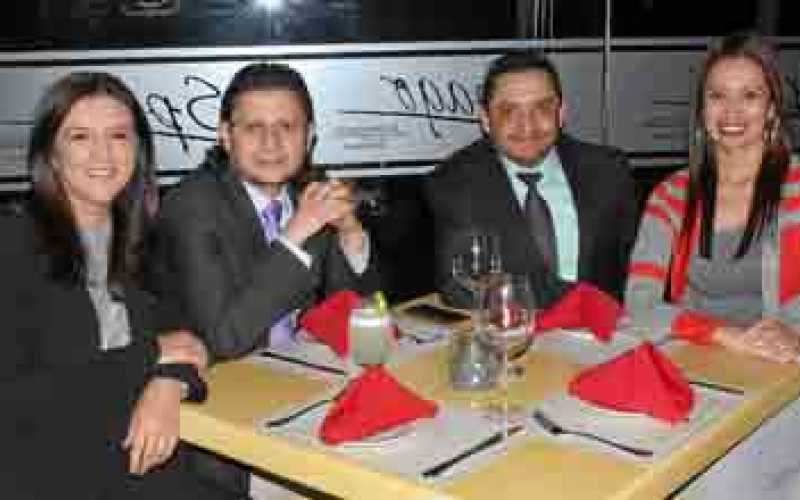 Gloria Sánchez Agudelo, Bladison Chica Montes, Óscar Arroyave García y Luz Dary Carmona Ceballos.