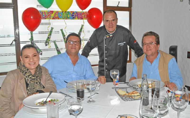 María Alejandra Gómez Uribe, Luis Roberto Rivas Montoya, Jorge Mario Gómez Londoño y Mauricio Salazar Sierra.