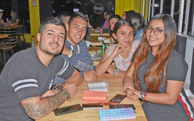 Juan José Buitrago Gómez, Esteban Garzón Correa, Ángela Victoria Cano Caicedo y María José Jiménez Mejía.