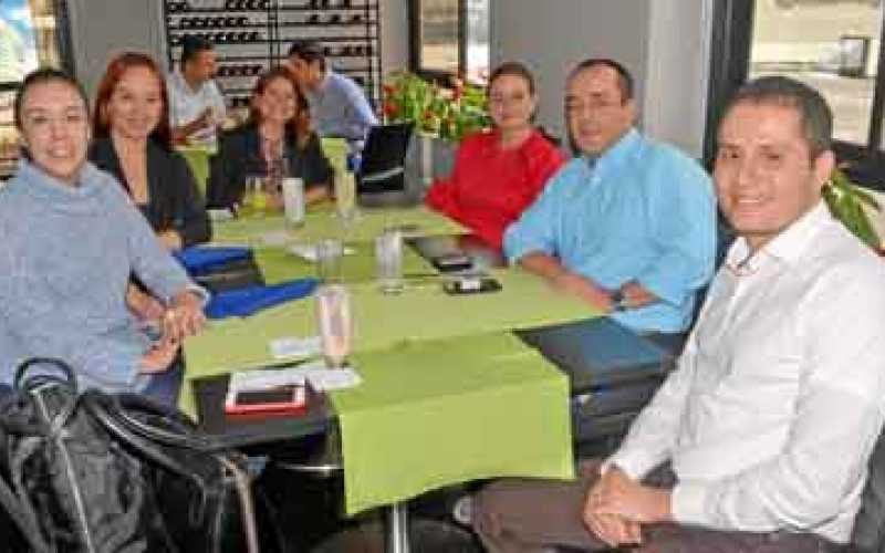 Claudia Catalina Marín Giraldo, Manuela Hoyos Ramírez, Paula Andrea Arango Velásquez, Diana Duque González, Javier Wolf y Mario 