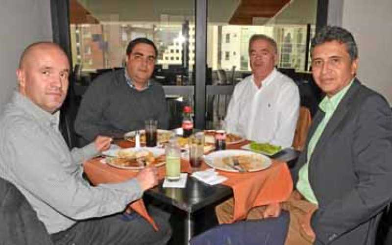 José Fernando García Gutiérrez, Mauricio Vásquez Jaramillo, Diego Trujillo Estrada y Camilo Hernández Becerra.