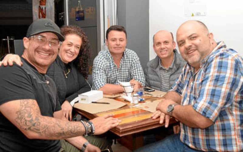 Luis Alberto Cardoza Mora, Helga Franco Rodríguez, Leonardo Marcarín Torres, Mauricio Garcés Gómez y Luis Guillermo Botero Giral