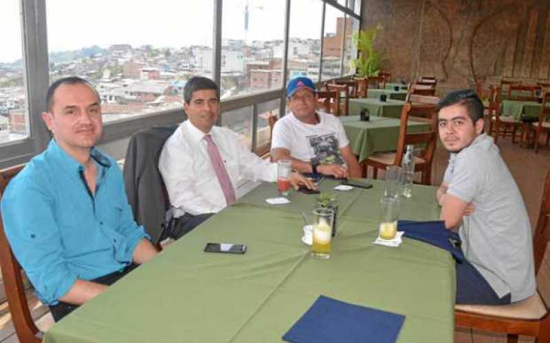 Mauricio López Alzate, José Ricardo Romero Camargo, Mauricio Ríos Castaño y Daniel Ríos Cardona.