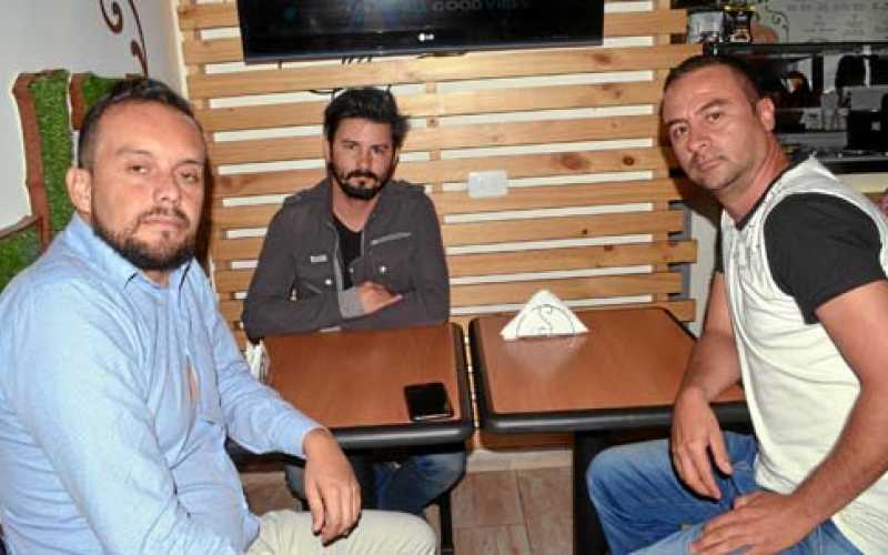 John Freddy Rengifo Basto, Rafael Almanza Henao y Juan Camilo Salazar Castaño.