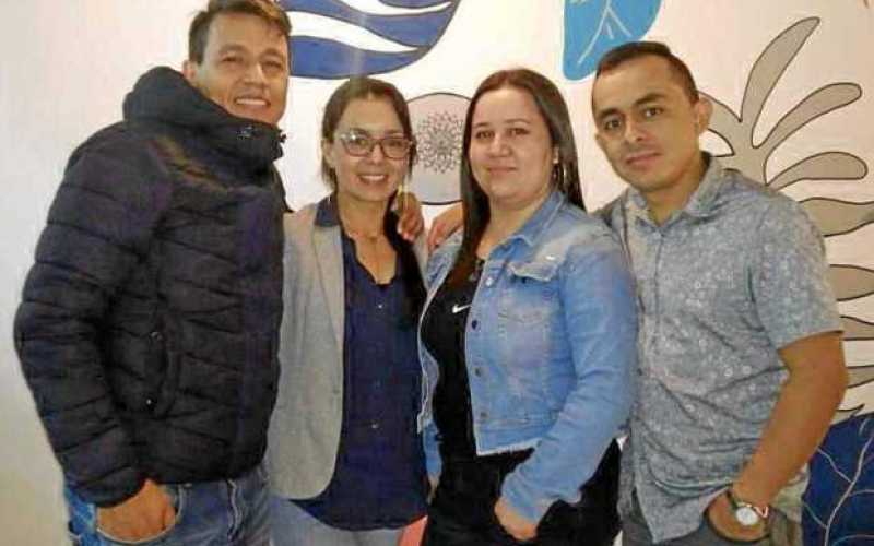 Foto/Cortesía Germán Restrepo/LA PATRIA En el restaurante Woken celebró el cumpleaños Erika Acosta acompañada de: Eimar Moreno, 