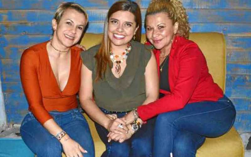 Marcela Saavedra Rojas, María Fernanda Moncada Ardila y Suad Arroyo Otero.