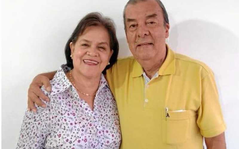 Fotos / Cortesía / LA PATRIA Maria Teresa Velarde y su esposo, Carlos Arturo Garcia.