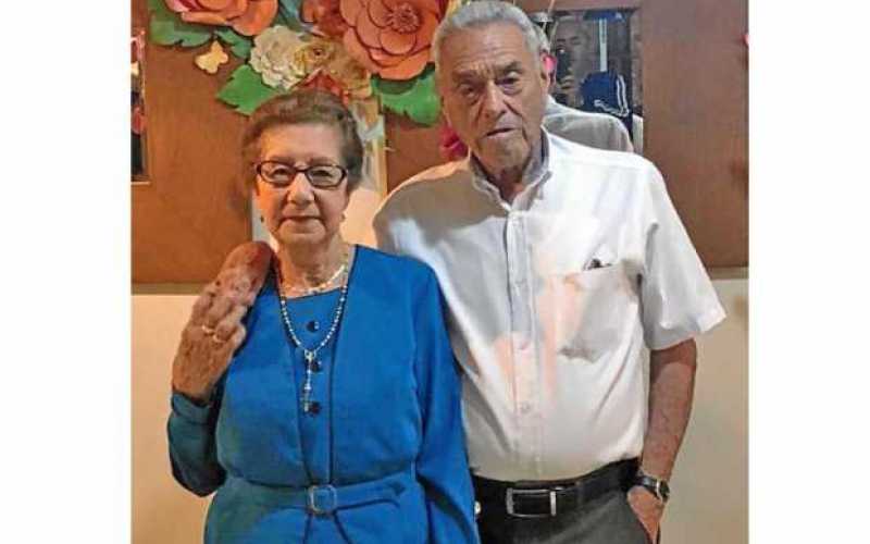 Ermilda Gómez y Alcides Pérez.