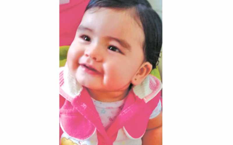 Hoy cumple su primer añito de vida la niña GUADALUPE LARGO CARDONA. Sus padres Ancizar y Sandra, sus abuelos maternos Omar y Mag