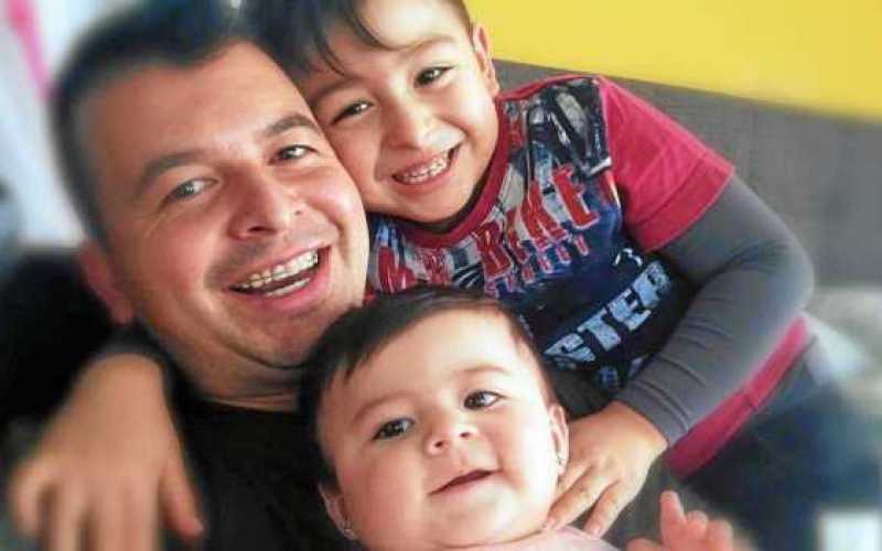 Foto | Cortesía | LA PATRIA Juan David Castaño, Juan Mathias Castaño Conde y Martina Castaño Conde.