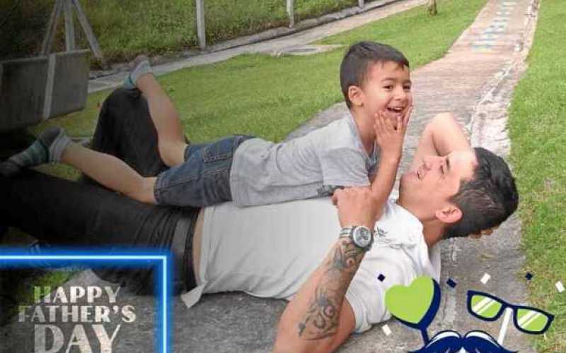 Foto | Cortesía | LA PATRIA Alejandro Echeverri Muñoz y su hijo Thiago Echeverri Hoyos.