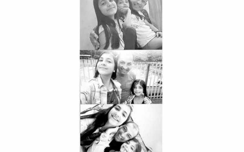Foto | Cortesía | LA PATRIA Diego Fernando Ortega Patiño y sus hijas María Fernanda y Briana Daniela Ortega Gil.
