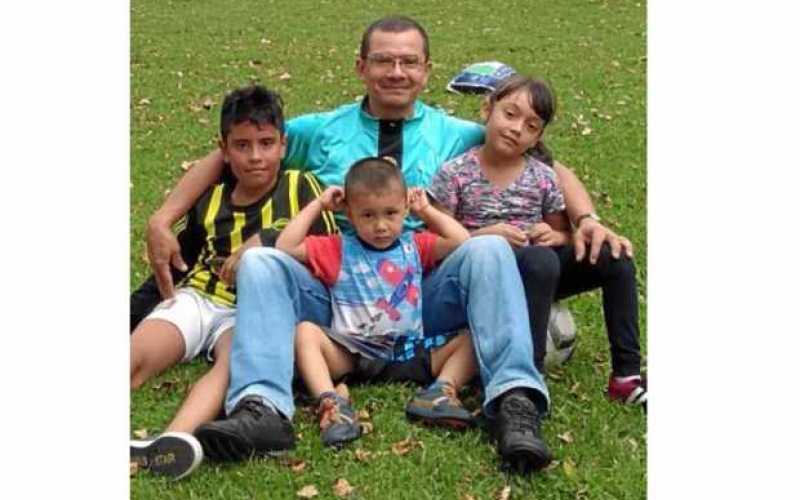 Foto | Cortesía | LA PATRIA Enrique Salinas Morales, Miguel Ángel Salinas, Mathias y Saritha Quintero Salinas.