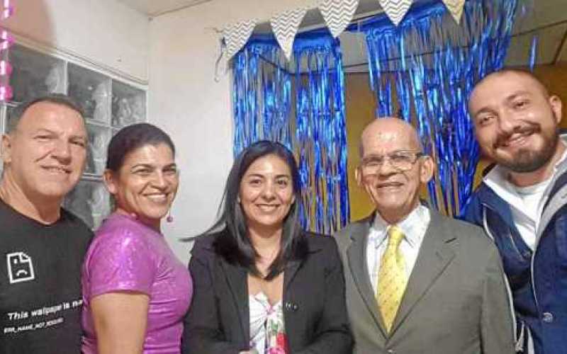 Nicolás Gómez, Adriana Castaño, Luz Edith Narváez, Fabio Castaño y Cristian Quintero.