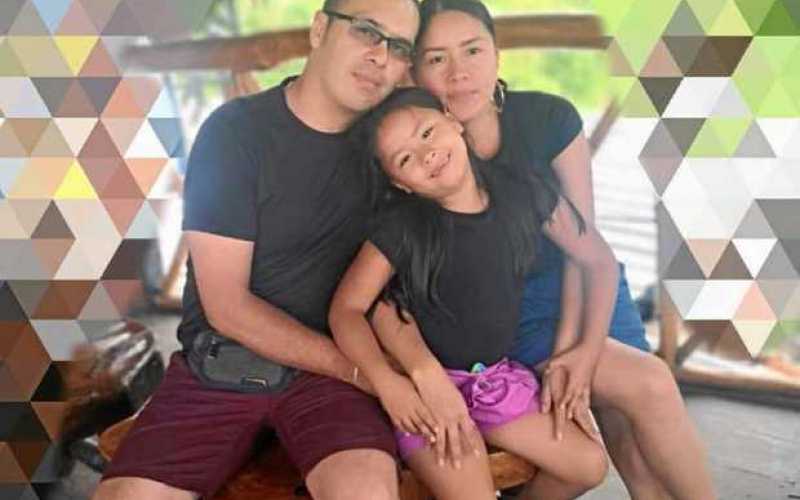 Foto | Cortesía | LA PATRIA Edwin Penagos, María José Penagos Osorio y Neyi Osorio.