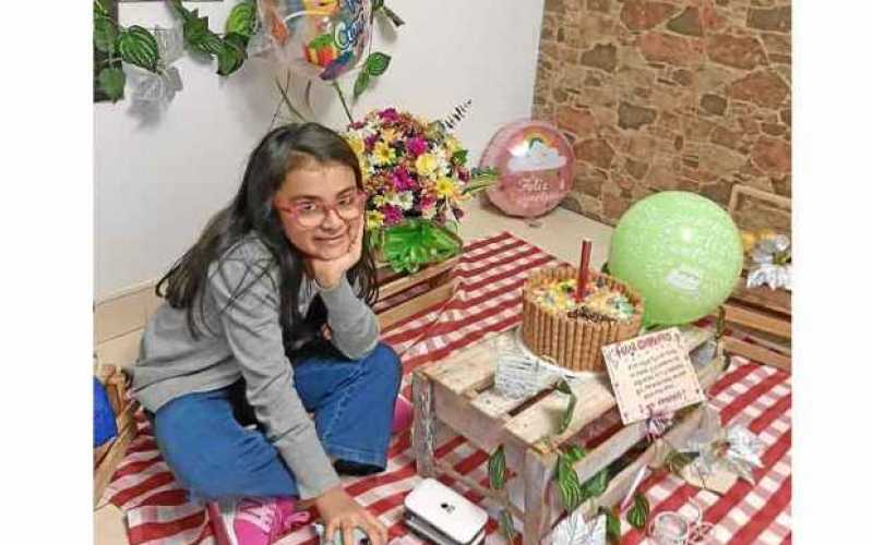 Fotos | Cortesía | LA PATRIA Isabella Chalarca Gálvez cumplió 9 años. Festejó con un pícnic en su hogar.