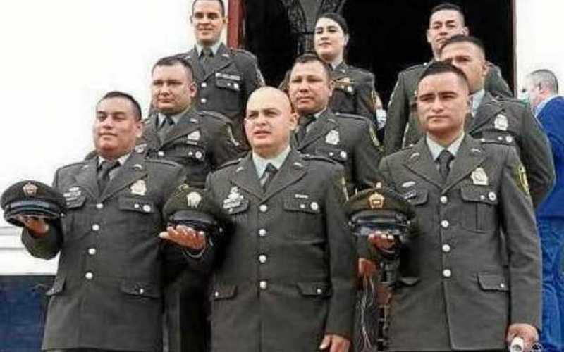 La Administración Municipal de Aguadas se unió a los 129 años de la Policía Nacional con una misa en el templo de la Inmaculada 