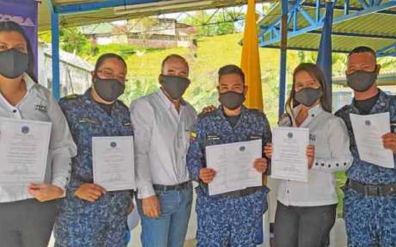 Foto| Óscar Yhony Restrepo LA PATRIA Yamile Vélez, Diana Paola Valencia López, Guillermo Cortés Zuluaga, Erika Cardona Marín, Cl