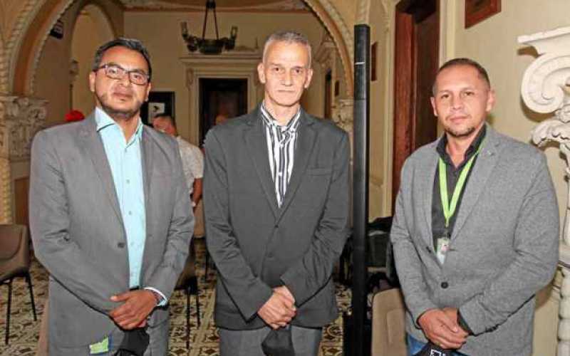 Jhon Fredy Franco, Jorge Iván Chica y Edwin Osorio.