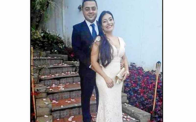 Foto | Cortesía Néstor Jaime Ospina | LA PATRIA Paola Valencia Zuleta y Ricardo Castillo Botero celebraron el 23 de marzo su seg