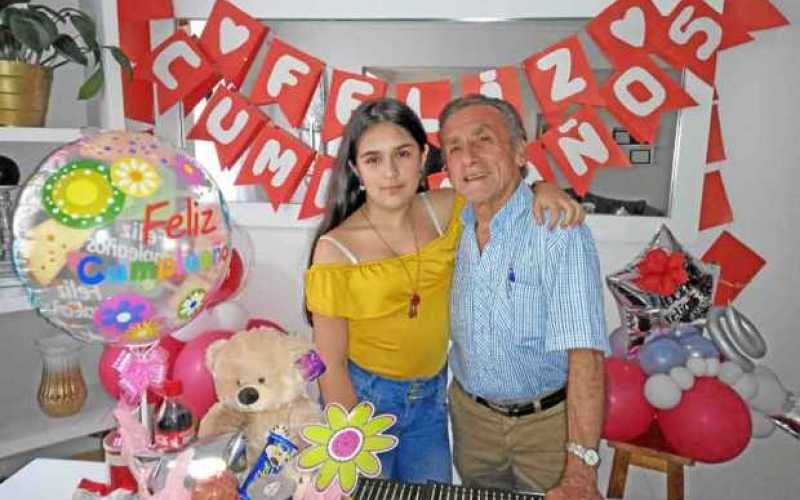 Foto|Lector|LA PATRIA    Luciana Diaz cumplió 13 años, su abuelo William Agudelo le desea feliz cumpleaños.