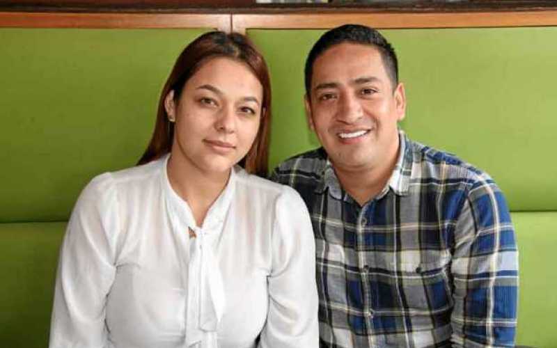 Un almuerzo de trabajo realizaron en el restaurante Farfalla Mar Hurtado Giraldo y Luis Carlos Duran Zuñiga.