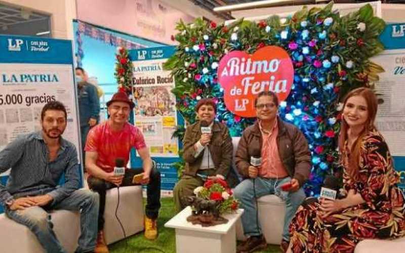 Este es  el equipo de La PATRIA Radio que presentó el primer programa de A ritmo de Feria conformado por Pedro Serna, Juan Carlo