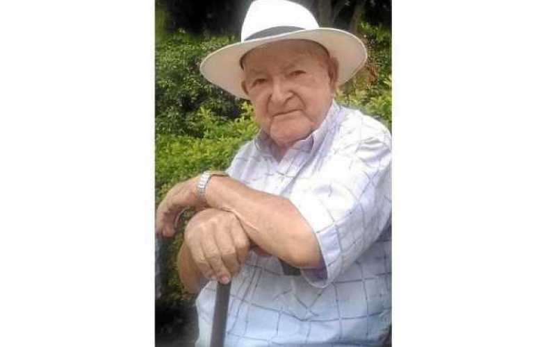 Jesús María Vélez Botero falleció en Quimbaya (Quindío) a los 98 años. En Manzanares fue por varios años corregidor del corregim