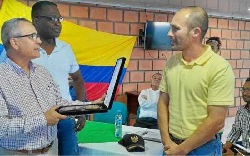 Foto | Albeiro Rudas | LA PATRIA    Un grupo representativo de Veteranos y Reservistas de la Fuerza Pública del Eje Cafetero, qu