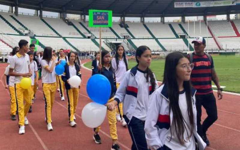 Inauguración de los Juegos Intercolegiados 2022 en Manizales